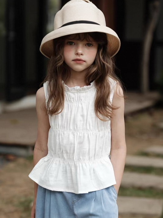 Cotton Ruffle Top