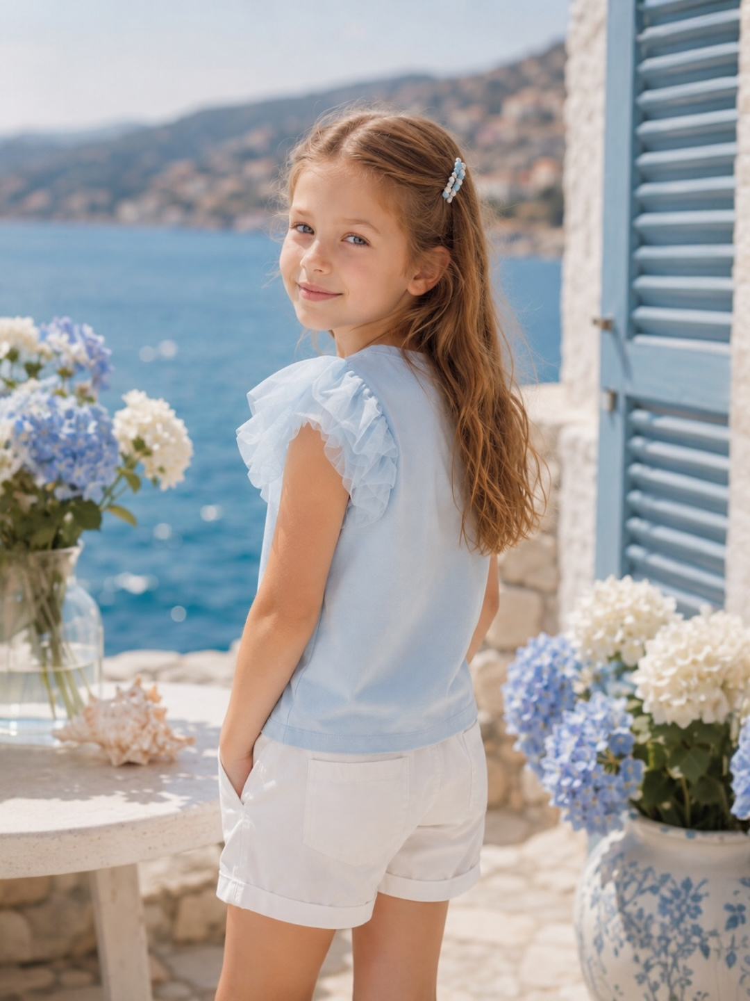 SS26 - Azure Pearl Top