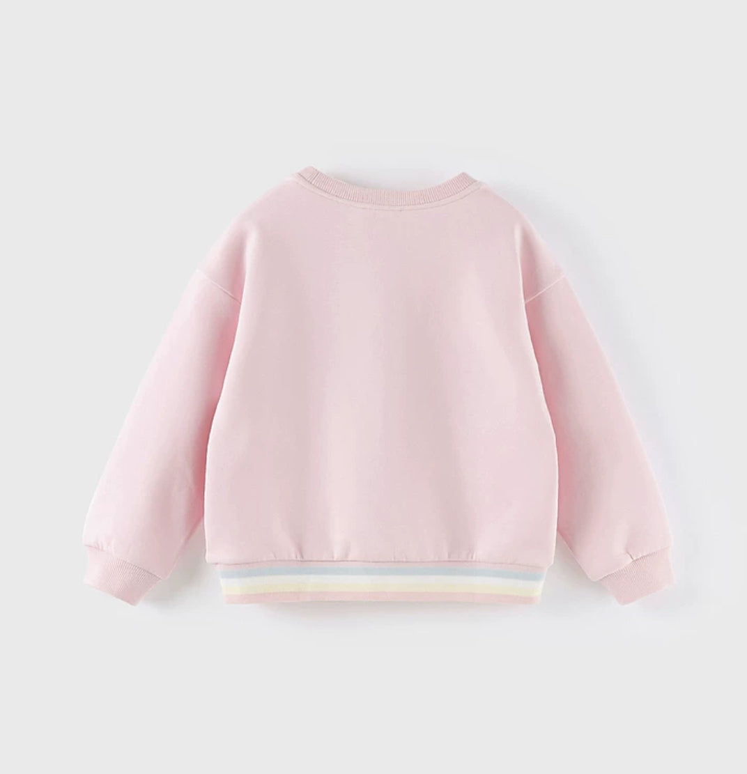 AWCAPS- "Chic Adventures" Pink Sweatshirt