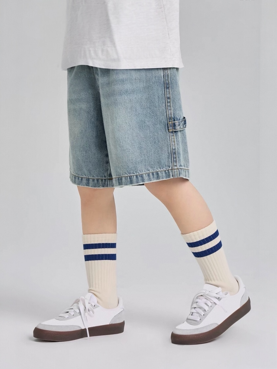 SS26 - Denim Cargo Shorts