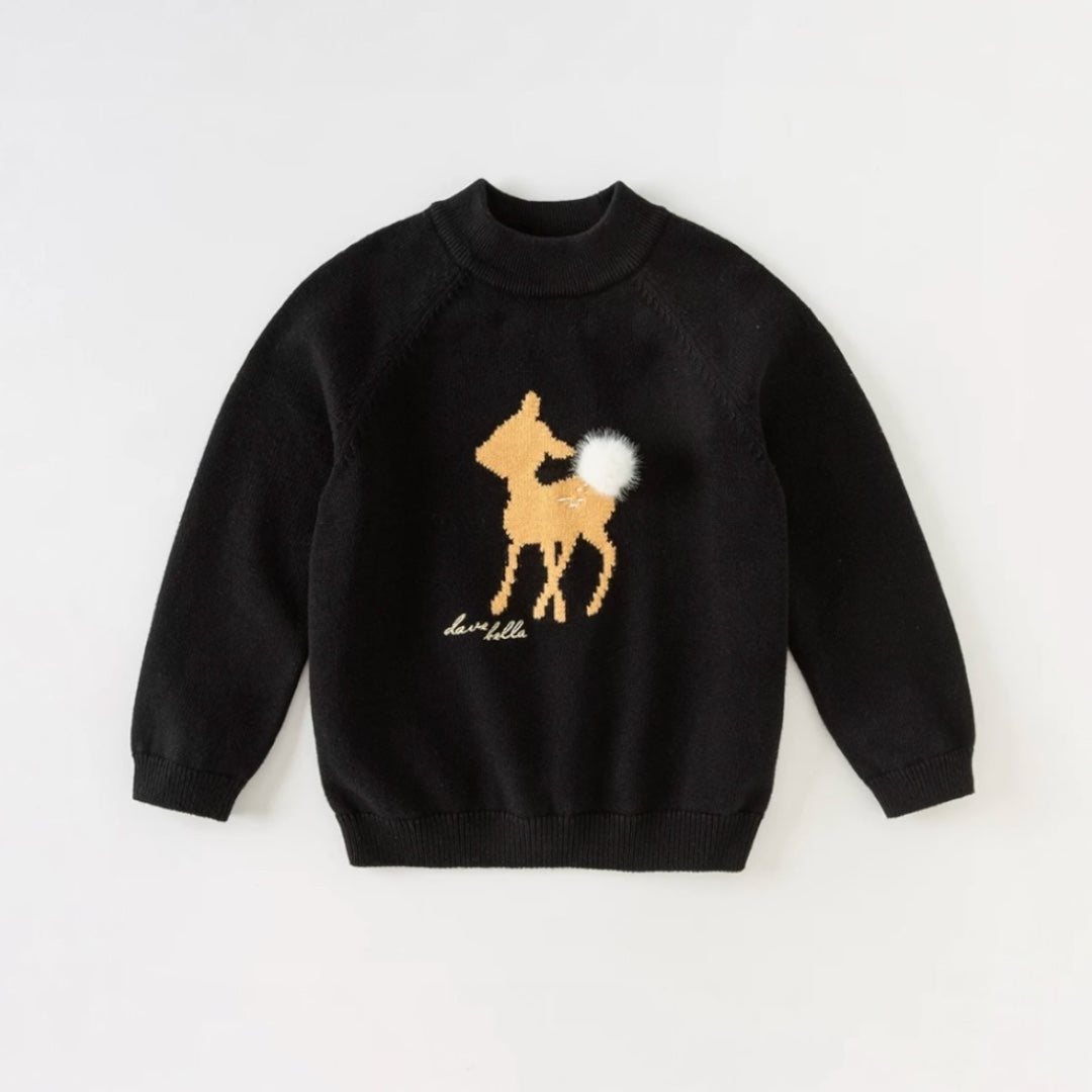 AWDECHKS- Deer Charm Sweater