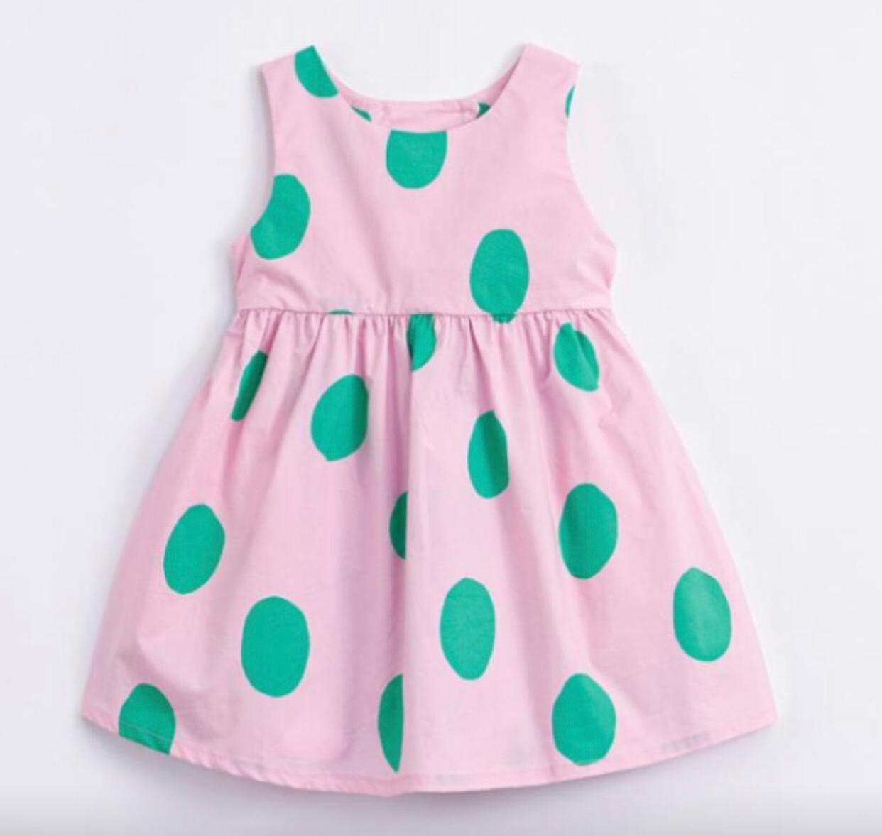 Green Circles Dress