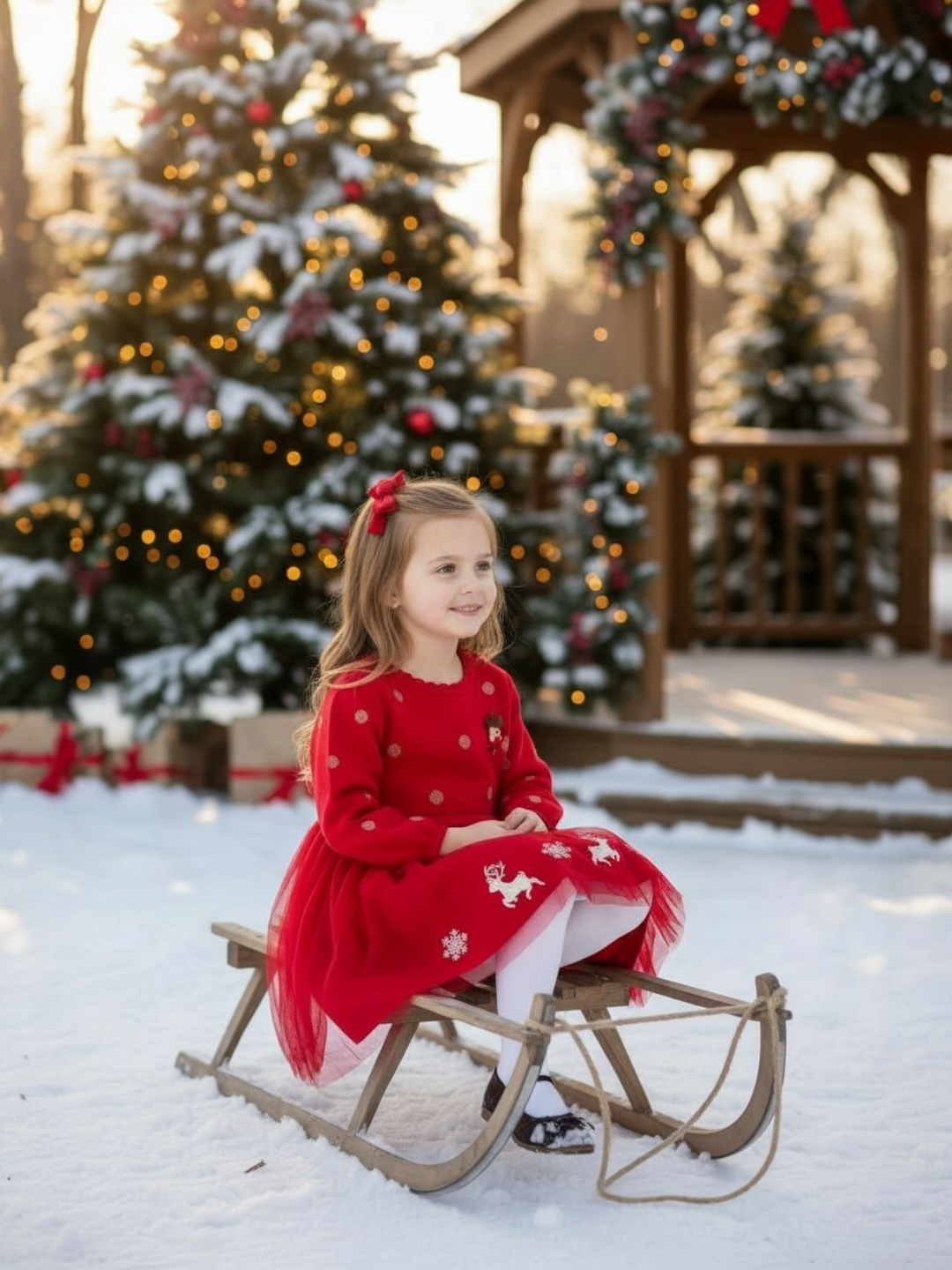 AWFECHD- Festive Charm Dress