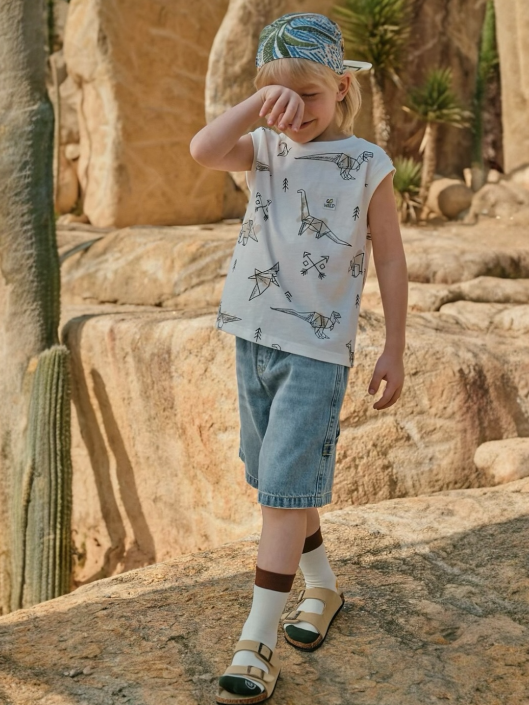 SS26 - Denim Cargo Shorts