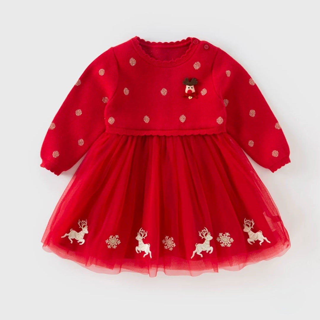 AWFECHD- Festive Charm Dress