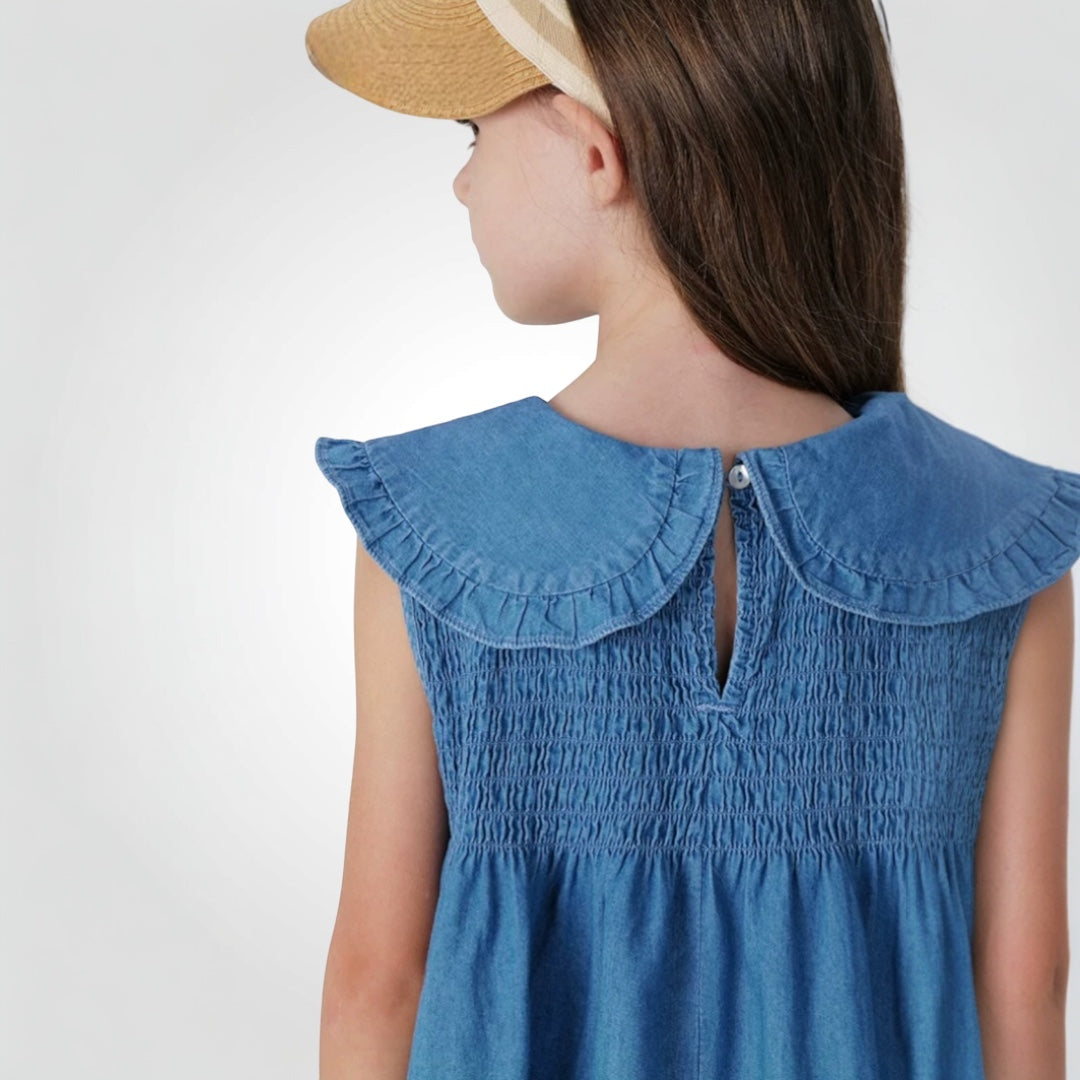 Denim Delight A-Line Dress