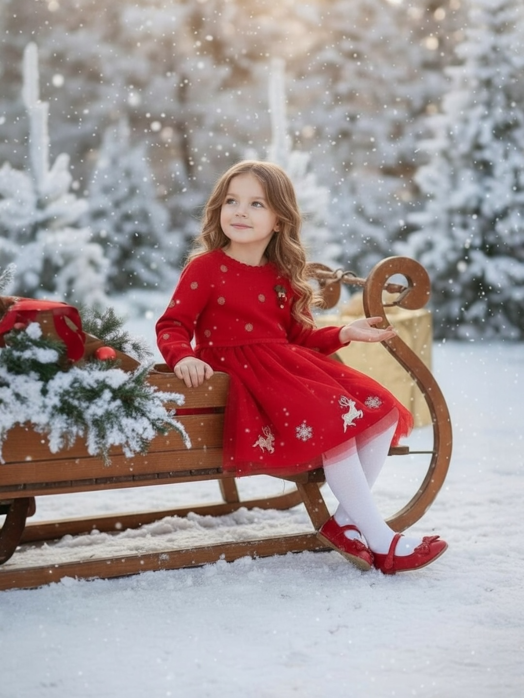 AWFECHD- Festive Charm Dress