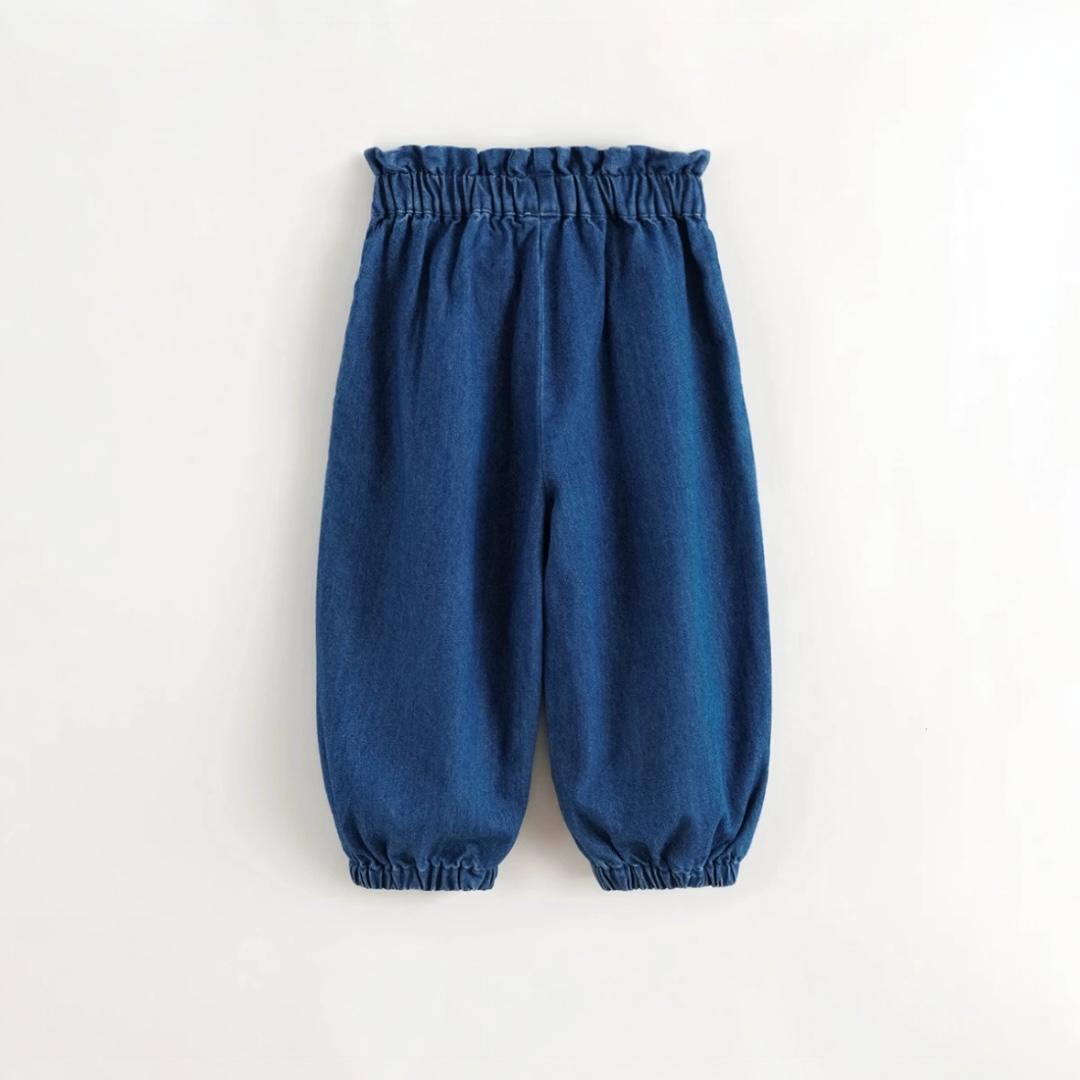 AWDEBOTR- Denim Bow Trousers