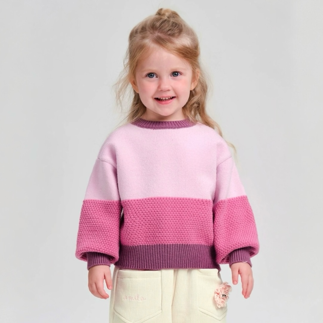 AWCBS- Colorblock Sweater