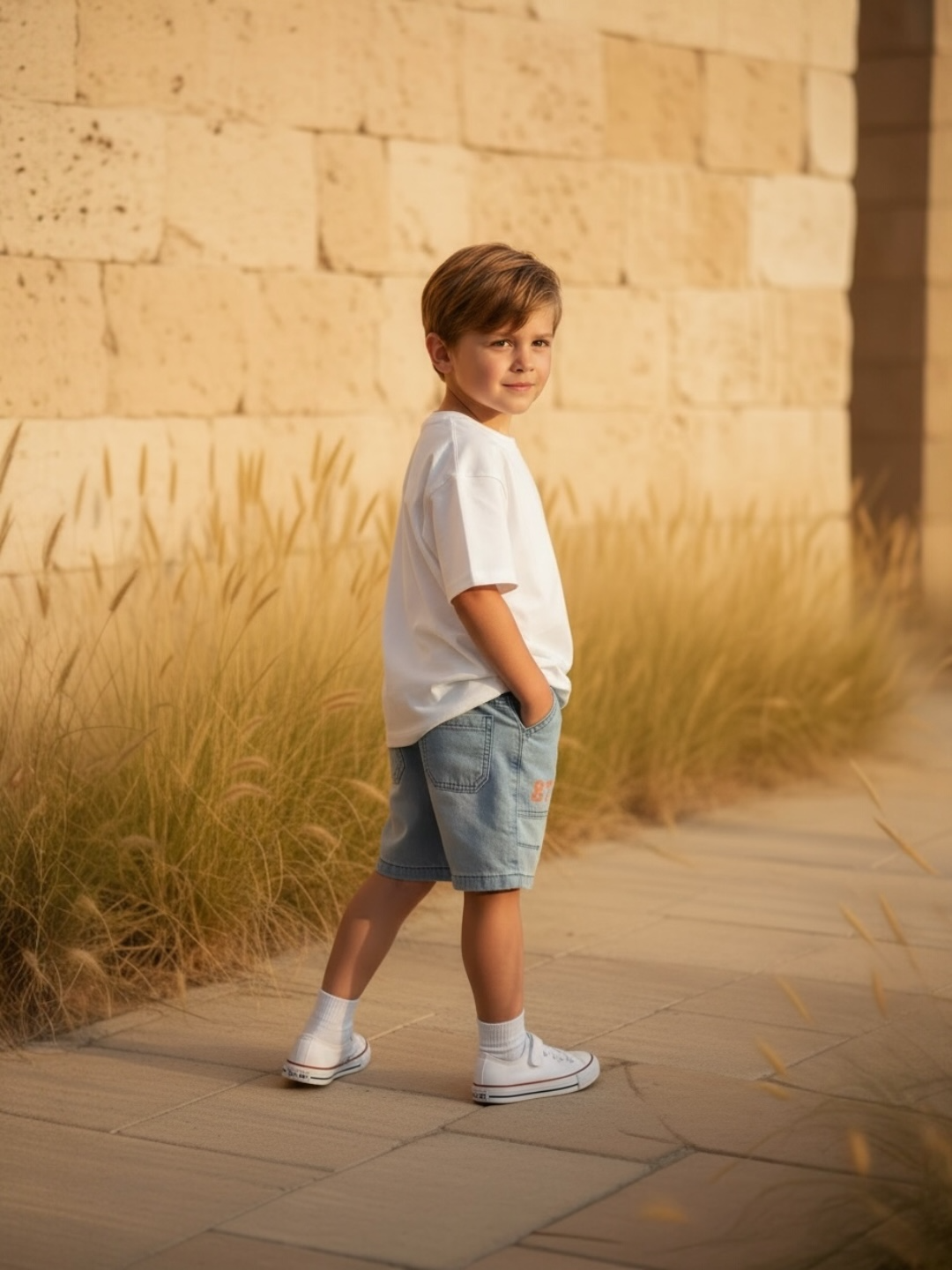 SS26 - Denim Wave Shorts