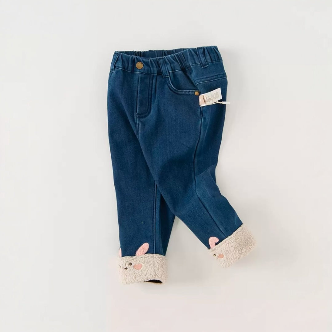 AWBUCUJ- Bunny Cuff Jeans