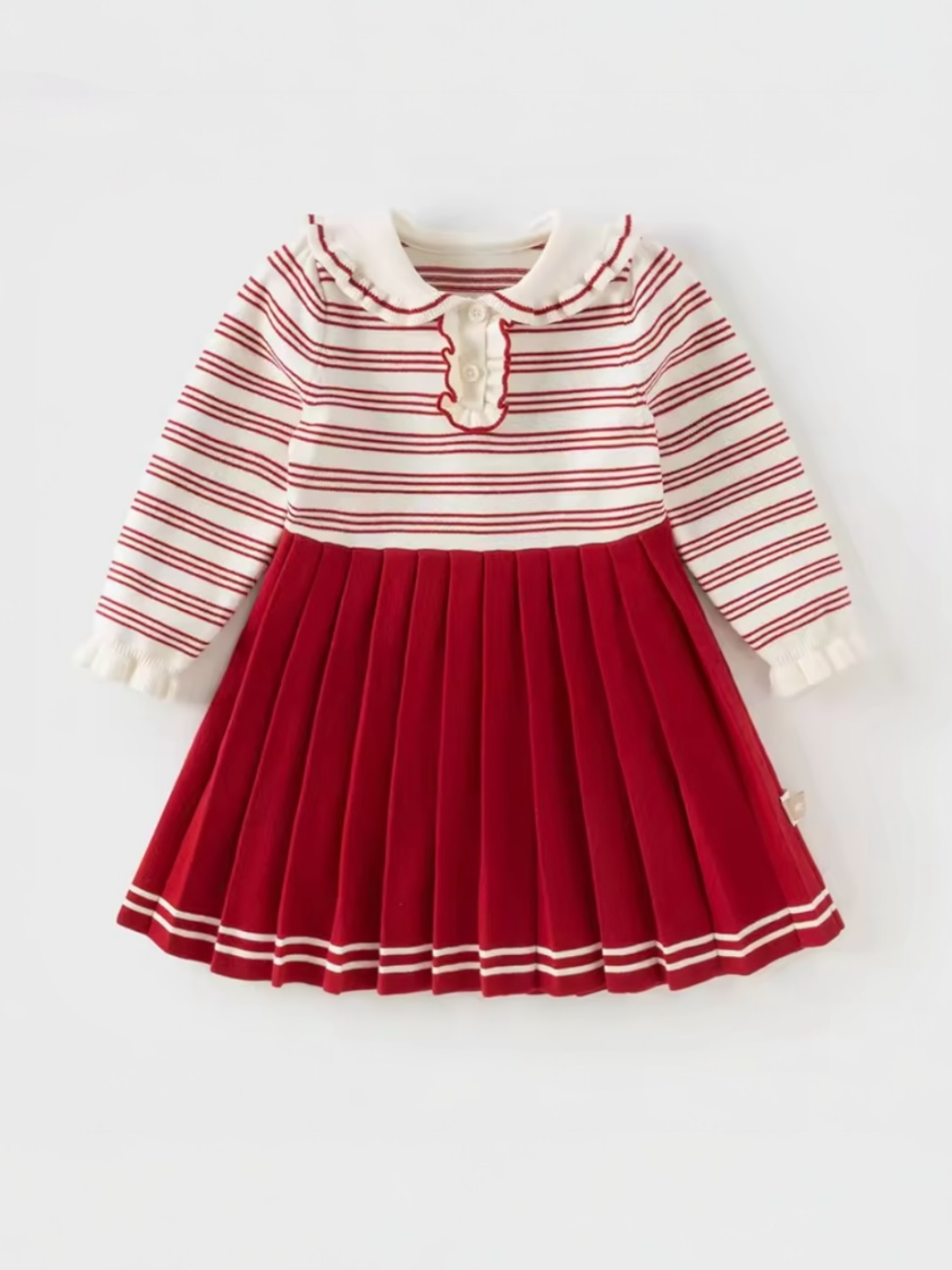 AW26 – Striped Pleated Dress