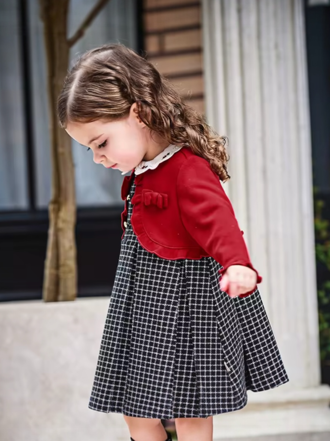 AW26 – Red Plaid Dress