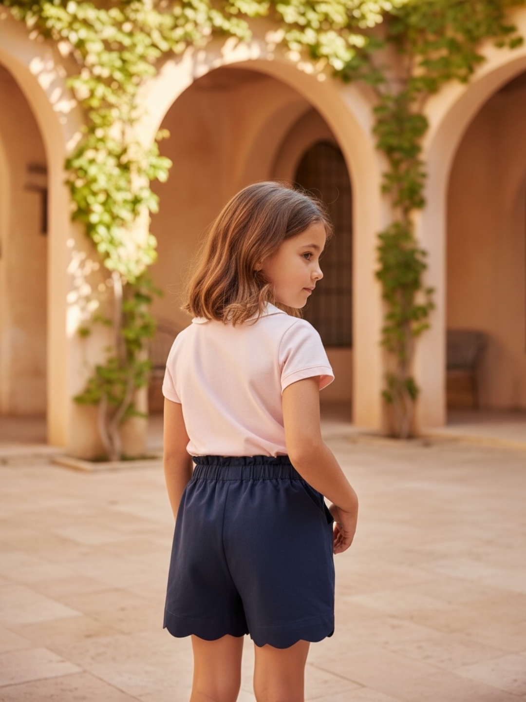 Buttoned Style Shorts